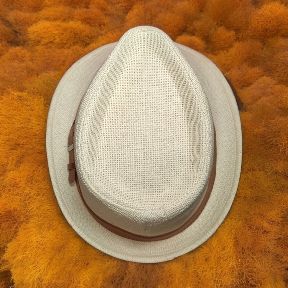 🍄Classic Unisex Trilby Straw Fedora Hat - Picture 3 of 10